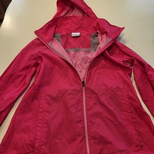 Columbia Women's Pink rain Jacket